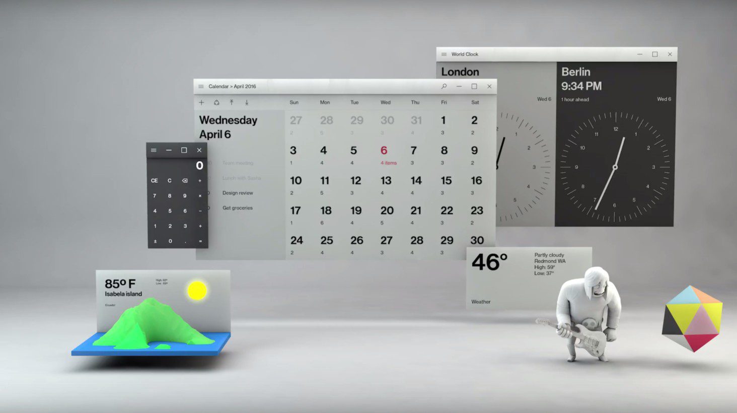 مایکروسافت از طراحی فلوئنت در ویندوز 10 رونمایی کرد